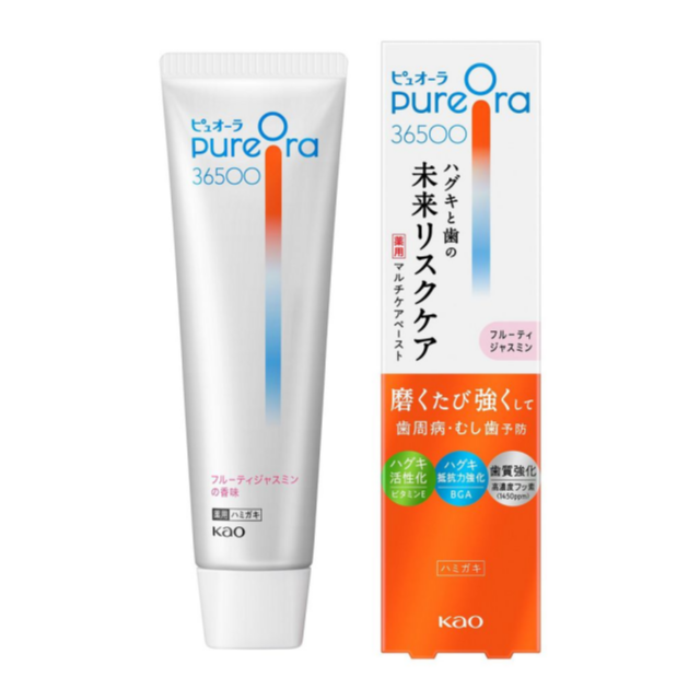 PureOra36500 약용 멀티 케어 페이스트 엽서 프루티 자스민 85g