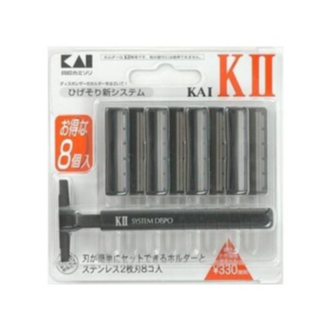 카이지루시 면도기 KAI-KII 교체날 8개 포함상품사진